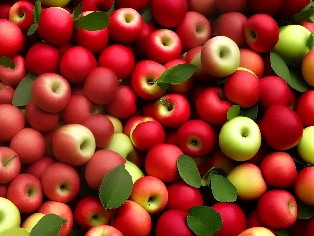 Melrose Apples - A high-quality apple variety developed in Wooster, Ohio, USA.