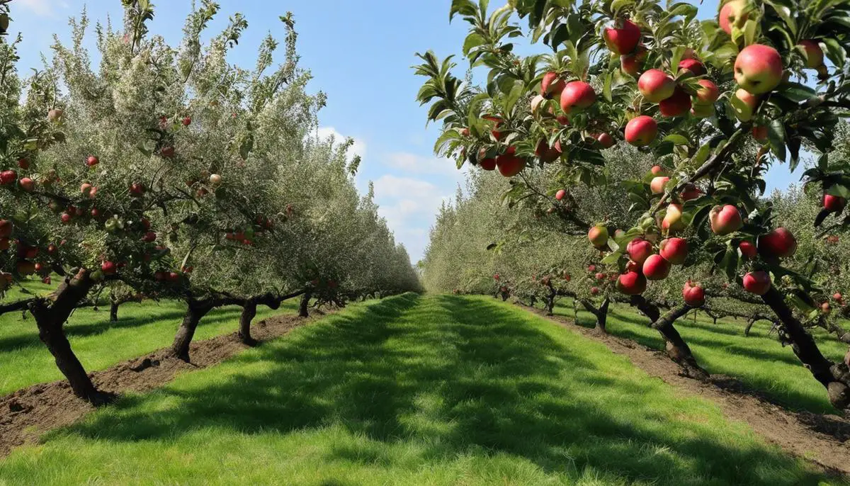 Varieties of apple trees suited for clay soil.