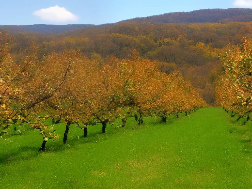 Apple Orchard in West Virginia