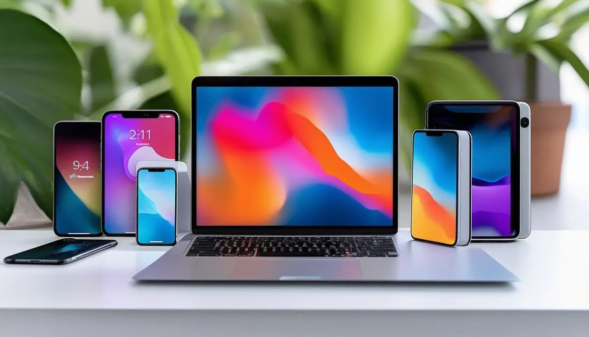 Multiple Apple devices working seamlessly together