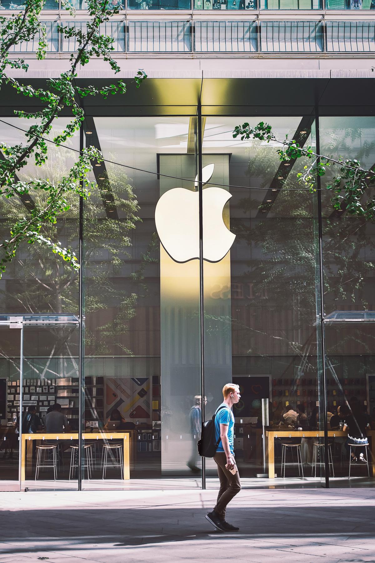 A collage of Apple's target audience including affluent consumers, business professionals, students, and tech-savvy youth