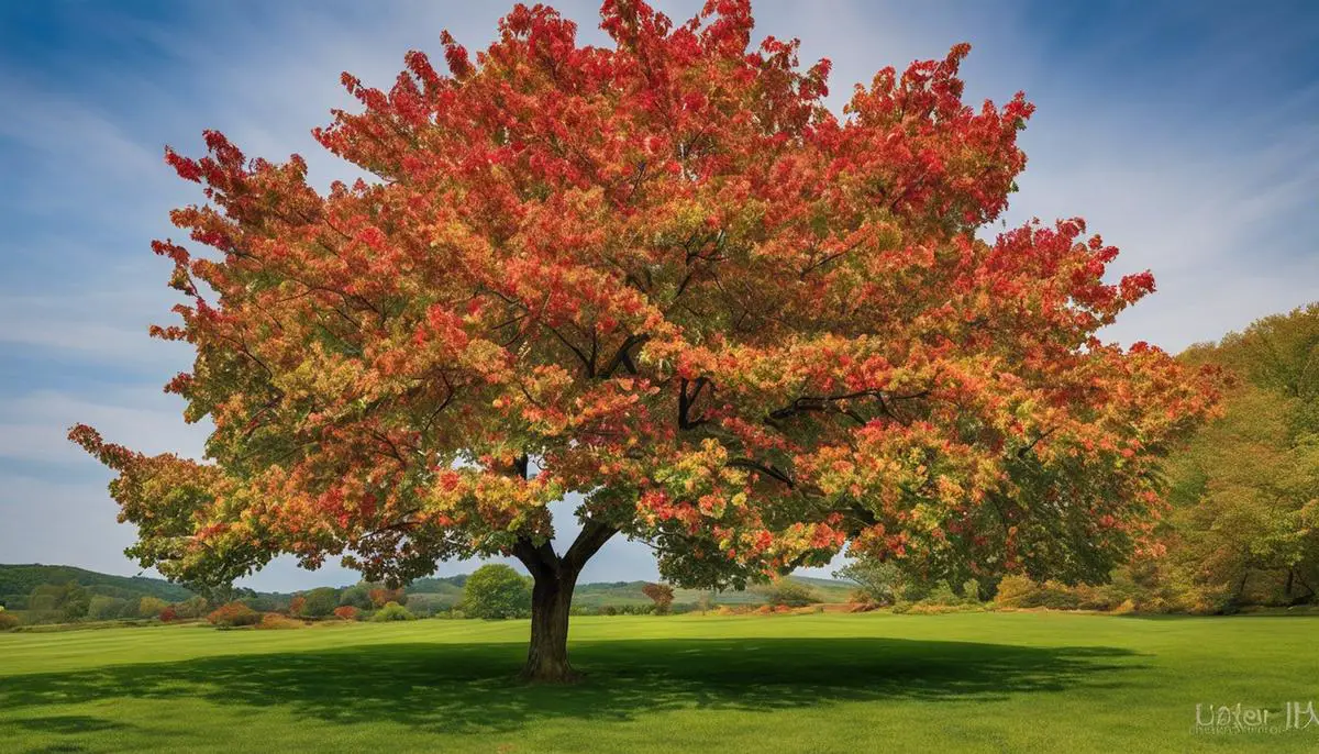 Image of colorful crab apple tree leaves being used in various crafts, showcasing the versatility and beauty of these leaves