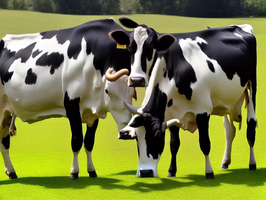 A cow being hand-fed small slices of apple