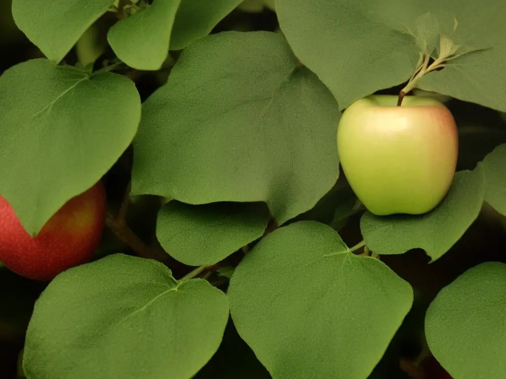 A close-up image of a Golden Supreme Apple with bright golden-yellow skin and a subtle hint of red blush. The apple is round and has a thin, crisp flesh that is juicy and creamy. It has a sweet, slightly spicy flavor profile, and is a popular choice for both fresh eating and culinary uses.