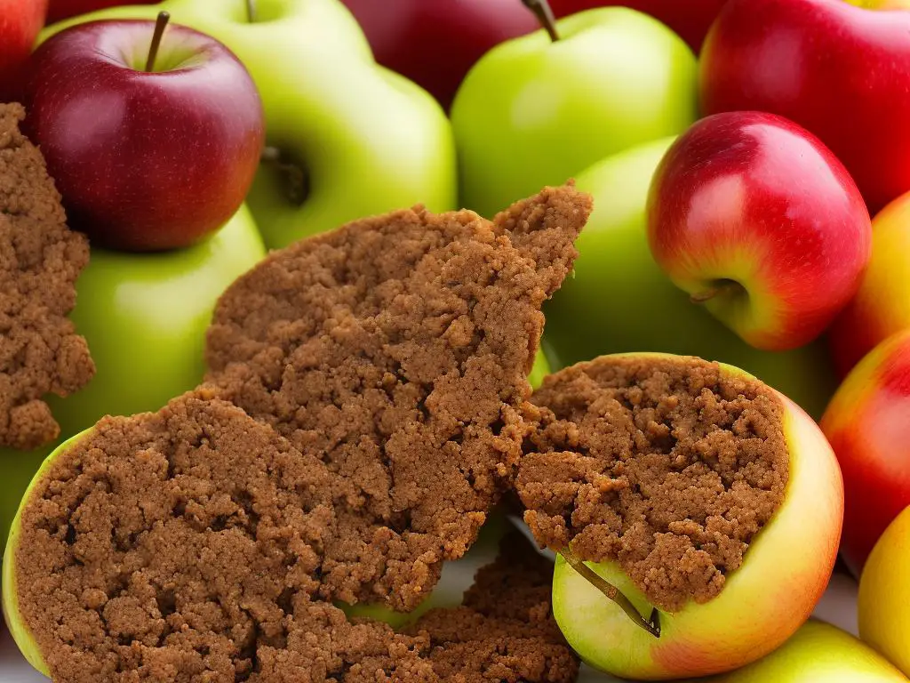 An image of a liver with a healthy and unhealthy side, showing how consuming foods like apples can benefit liver function and overall liver health.