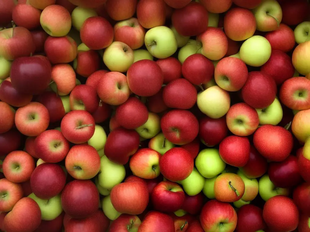 Image of a variety of apples from Michigan