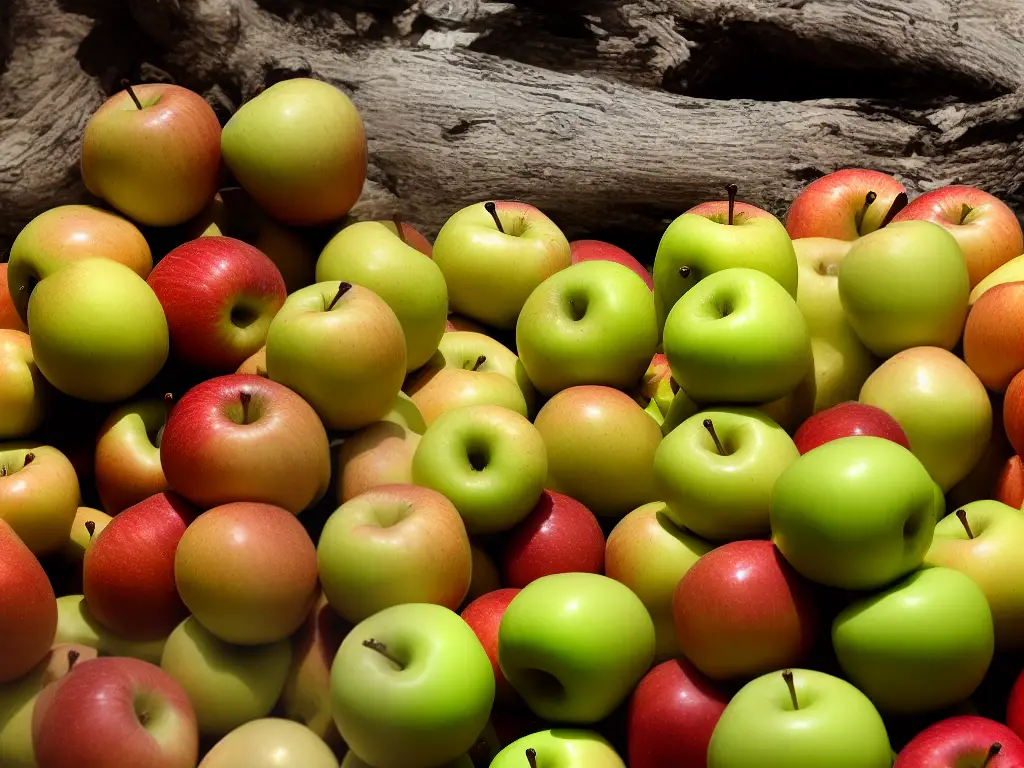 Nutritional information comparing opal apples to other popular apple varieties.