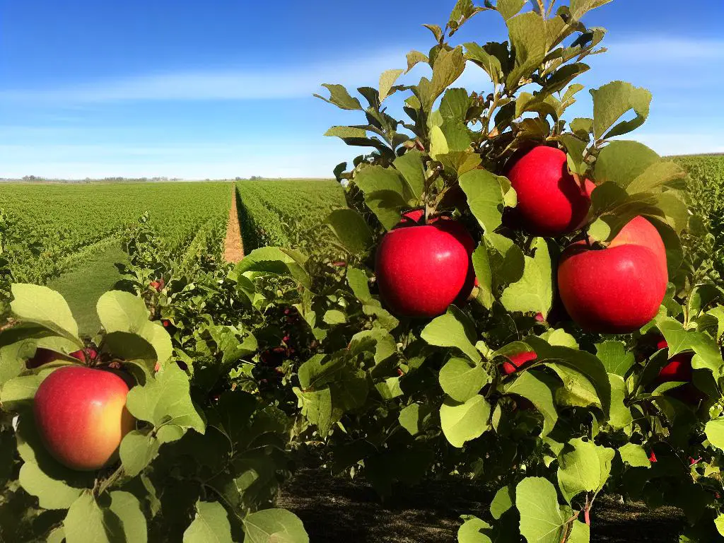 Image of Stayman Winesap Apples, showing their vibrant red color